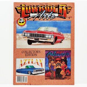 Lowrider Arte Magazine 1992 Fall Vintage Collector's Edition Aztlan Art Unread